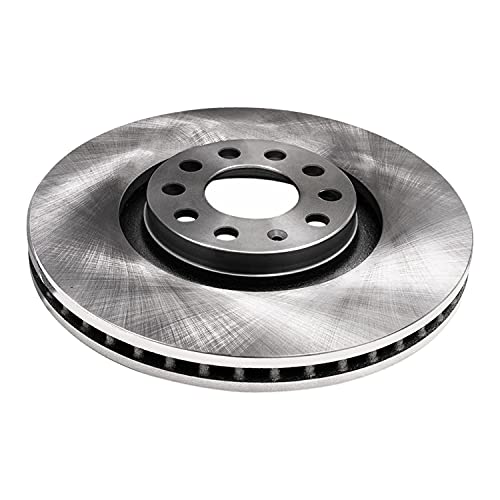 Image of Detroit Axle - Front Brake Rotors for Audi A3 Q3 TT Quattro Volkswagen Beetle Eos GTI Jetta Passat Tiguan Disc Brake Rotors Replacement : 12.28 inch inch Front Rotors