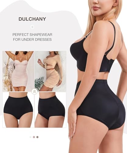 Image of Dulchany Tummy Control Shapewear Panties for Women Body Shaper Underwear Girdle Panty