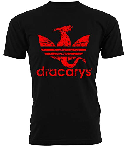Camiseta de Juego de Tronos Dracarys u0096 Parody u0096 El Juego de Tronos u0096 Serie TV Nero Donna XL