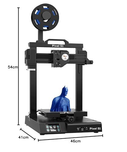 Image of Pixel 3D S1 Original DIY 3D Printer Indian FDM 3D Machine 2024 | Auto Levelling | Resume Printing | Works with TPU /PLA /ABS /PETG | Size:-230 * 230 * 260mm by WOL3D