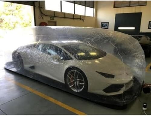 Car Cover Capsule Indoor Inflatable Bubble Tent 192 x 78 x 68 Inches