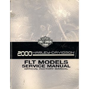 Paperback 2000 Harley Davidson FLT Models Official Factory Service Manual Book