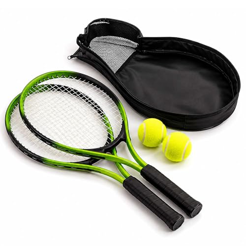 Oypla 2 Player Junior Tennis Set with 23 Aluminium Rackets