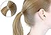Durchsichtige Haargummis Mini Kleine Haargummis Elastische Haargummi ×300pcs für Kinderhaar, Hochzeitsfrisur und mehr. (Transparent)