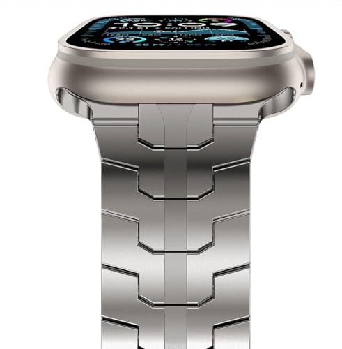 Bracelet rechange acier inoxydable Apple Watch Ultra 49mm 45mm iWatch 10 11