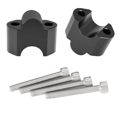 Abrazaderas de manillar de moto de aluminio mecanizado elevadores 30mm KLE650