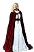 Produktbild ShineGown Damen Kapuzen Braut Cape Samt Lange Hochzeit Wraps Bride Mantel Jacke Weihnachten Mäntel Halloween Kap Fluwelen Wicca Robe Vampir Schal Cosplay Partei Heks Kostüm