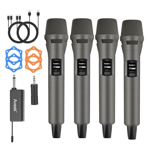 Aveek Wireless Karaoke Microphone Set