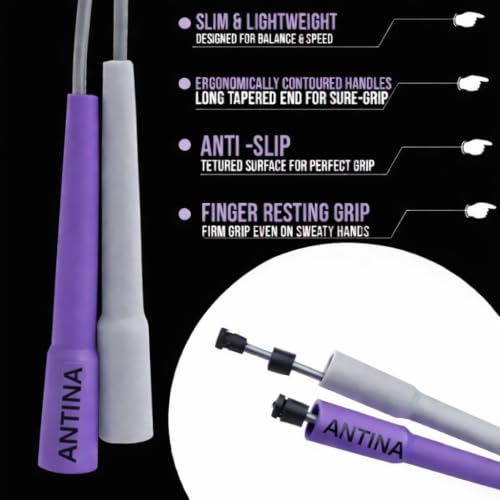 Image of Worldwide Adjustable Skipping Rope for Men & Women Speed Jump Rope for Exercise, Gym, Sports & Fitness