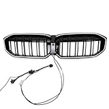 Artudatech Grille de pare-chocs avant Double Line Black Convient pour BMW 3 Series G20 G28 2023-2024
