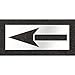 RAE STL-116-5110 Pavement Stencil,Bike Lane Arrow,72 in