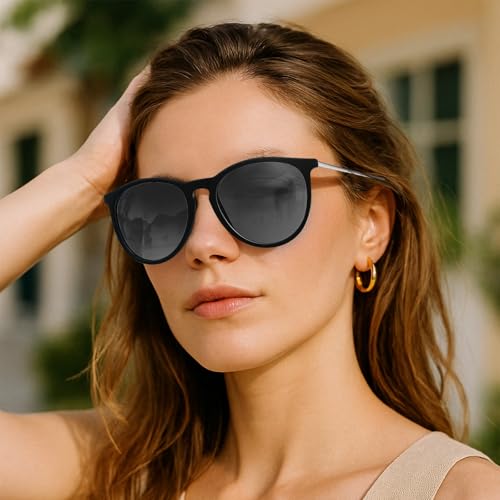 Polarized Sunglasses for Women - Cat Eye Designer Shades with UV400 Protection for Driving, Travel2