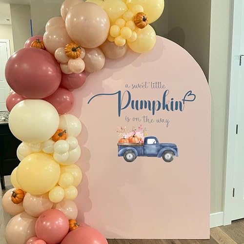 Vinilo decorativo para baby shower con diseño de calabaza azul miniatura 5