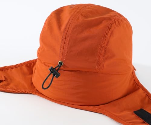 Home Prefer Kids Winter Hat Earflap Beanie Fleece Stocking Cap Windproof Boys Trapper Hat Orange thumb #6