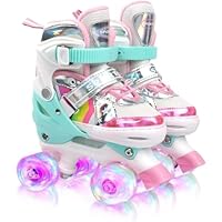 ローラースケート ジュニア 女の子 虹 ユニコーン Amazon.co.jp: ローラーシューズ ジュニア ローラースケート キッズ