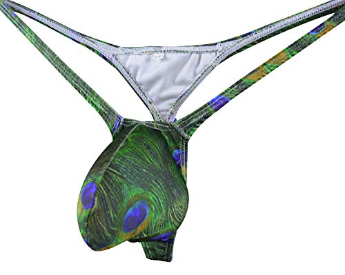 Mens Swim Thong Bulge Pouch Bikini T-Back WSS352