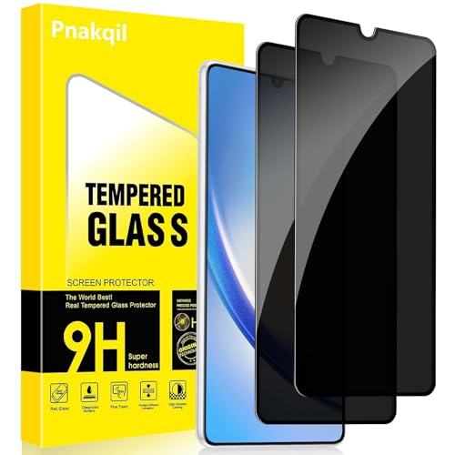 Privacy Pellicola Protettiva per Samsung Galaxy A35 2 Pezzi Anti-Spia Vetro Temperato Anti-Spy Protezione Schermo Durezza 9H Senza Bolle Anti-Graffio Antispy Screen Protettivo