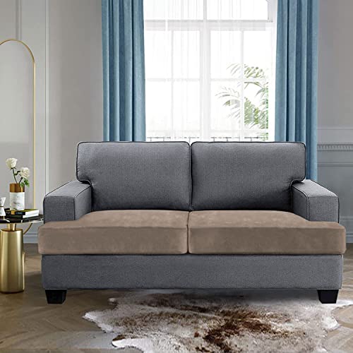 Housse de canapé extensible velours pour salon familial - 3