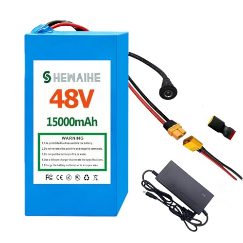 SHEWAIHE 48V15AH Universal Power Pack Battery, Suitable for 100-1500W Systems