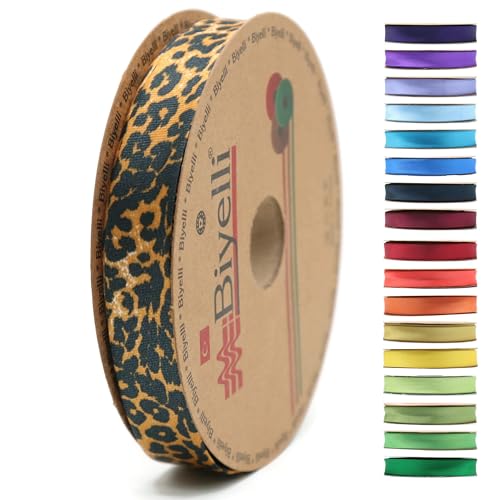 Image of Fold Satin Bias Tape - 99+ Colors - 3 /4 Inches Wide - 27 Yards - Fold Satin Binding Bias Ribbon Fabric Piping Bias Binding Tape for Sewing Clothing DIY BYS90