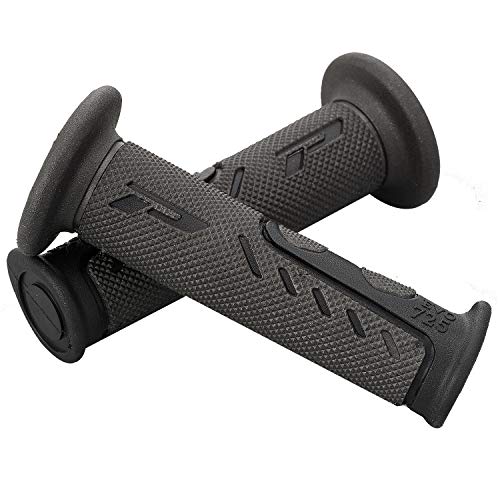 デイトナ(Daytona) PROGRIP(プログリップ) バイク用 グリップ ハンドル径φ22.2用 120mm 耐振ゲル エンド非貫通 725タイプ ブラック/ブラック 98085