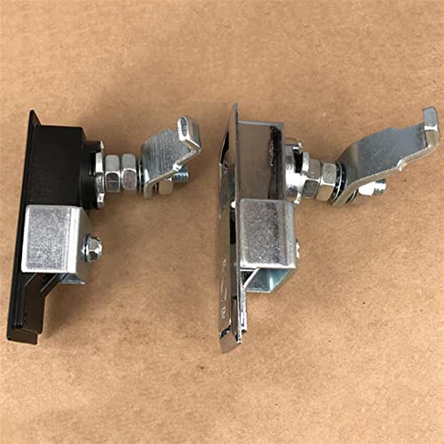 Loquet compression réglable anti-vibration pour meuble noir - 8