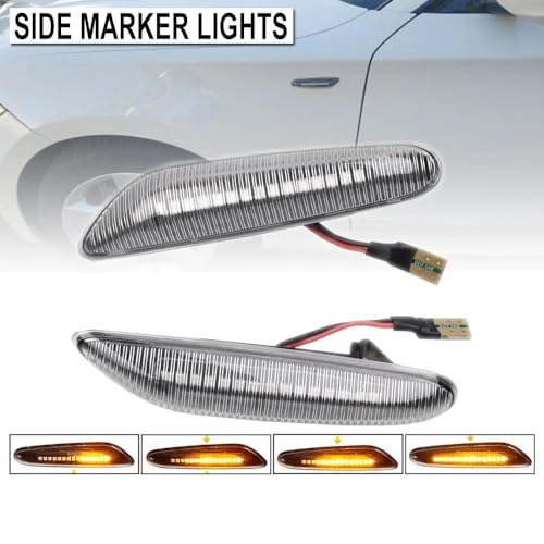 Indicador luz posición lateral intermitente secuencial dinámico ahumado E60 E90 E87 Serie 1 3 5 7