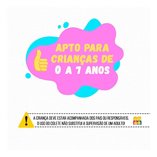 Colete Flutuador Salva-Vidas Boia Infantil Prolife CF01 Cor:Monsters