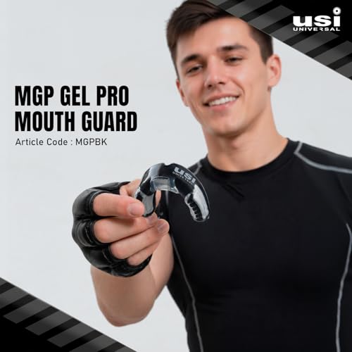 USI MGP Gel Pro Mouth Guard, 2 Pack, Black - Image 3