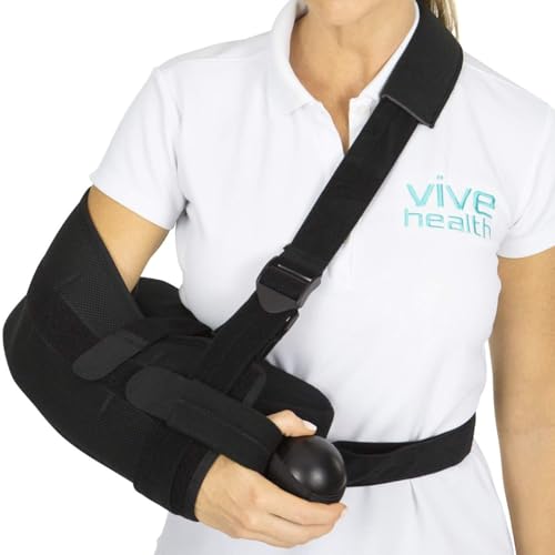 Vive Shoulder Abduction Sling - Immobilizer for Injury Support - Pain Relief Arm Pillow for Rotator...