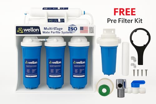 Image of Wellon Domestic Water Purifiers - RO + UV + UF + Alkaline | Multiple Models & Capacities (15 LPH Undersink RO)