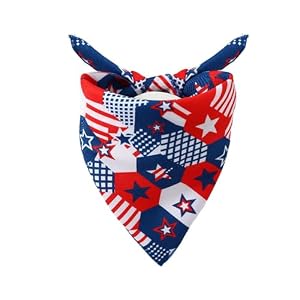 FLAdorepet Independence Day Dog Costume Outfit for Small Large Dogs Cats,American Flag 4th of July Uncle Sam Patriotic Dog Hat and Dog Bandana Triangle Bib Scarf (Blue, Large) FLAdorepet Independence Day Dog Costume Outfit for Small Large Dogs Cats,American Flag 4th of July Uncle Sam Patriotic Dog Hat and Dog Bandana Triangle Bib Scarf (Blue, Large)