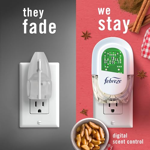 Febreze 30772138588 Odor-Fighting Fade Defy Plug Air Freshener Baked Cinnamon Apple thumb #5