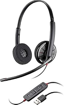 Plantronics 85619-101 Black Wire C320,M , Wired Headset , On- Ear , Gray