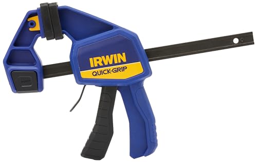 Irwin 1964720 Quick-Change Einhand-Zwinge 150 mm 2 Stück, Haltekraft 135 kg, Spreizfunktion, T5062QCEL7