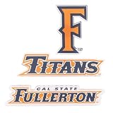 Desert Cactus CSUF Cal State Fullerton Titans Acrylic Magnet 3-Pack (A)