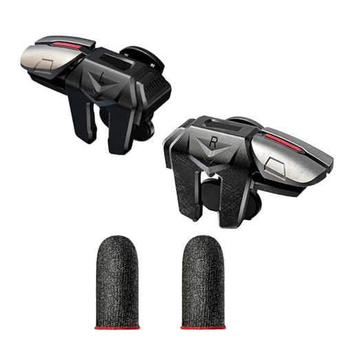 Uliwamowi Trigger Gatillos Botones, Gatillos para Móvil, 6 Dedos Joystick Controller L1R1 L2R2, Disparadores Gaming Trigger Portátiles, Mando Teléfono Compatible con iPhone y Android - imagen 7