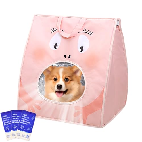 Sac de transport pour chat pliable avec pack de froid et sac isolant - 2