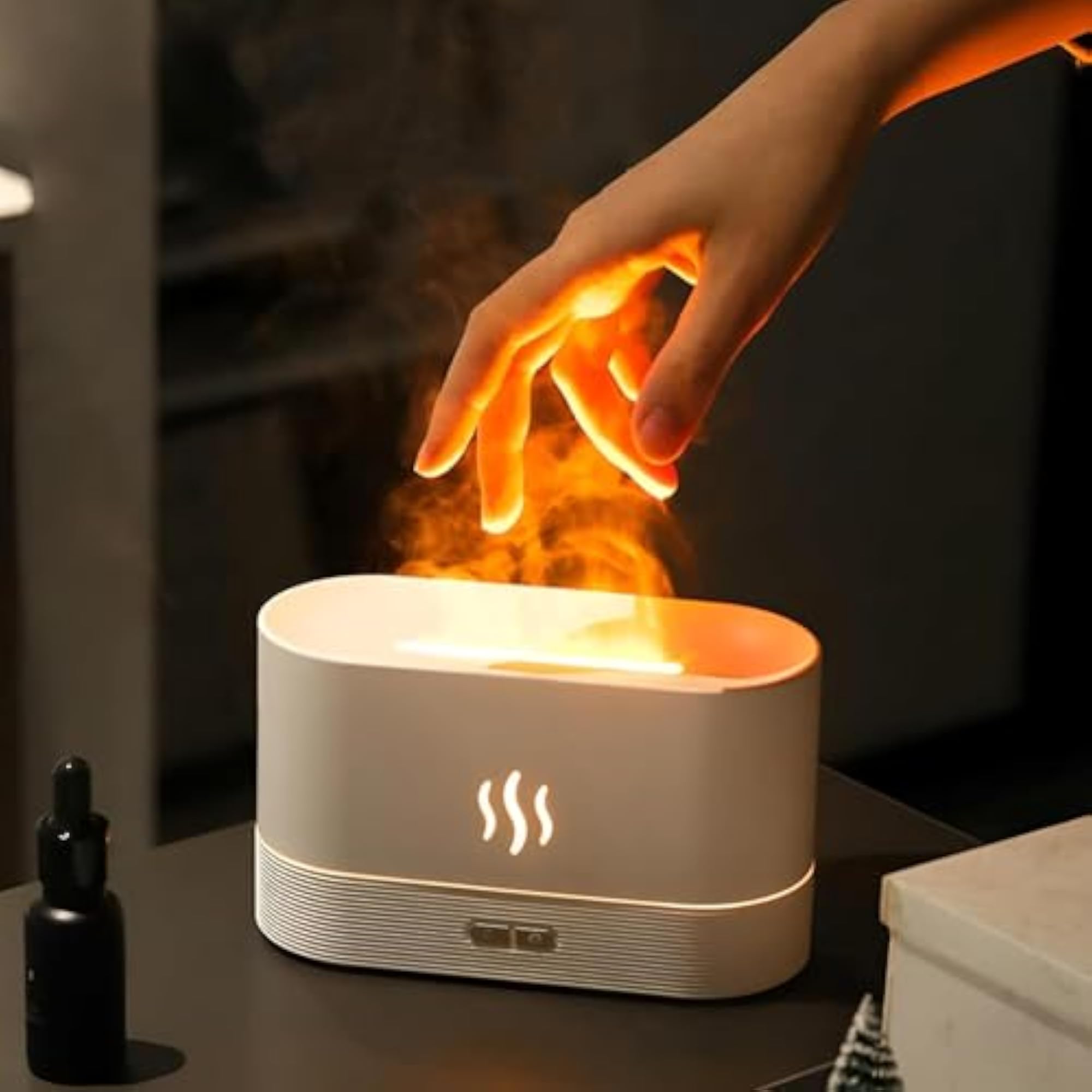 Flame Aromatherapy Air Diffuser, Portable Gift