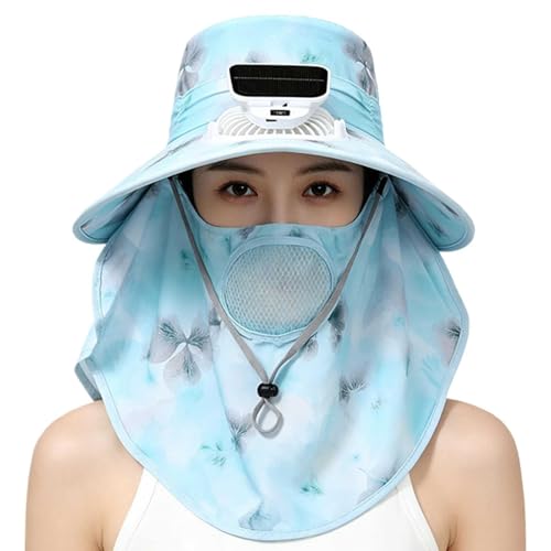 Chapeau ventilateur solaire idéal pour la pêche et la plage