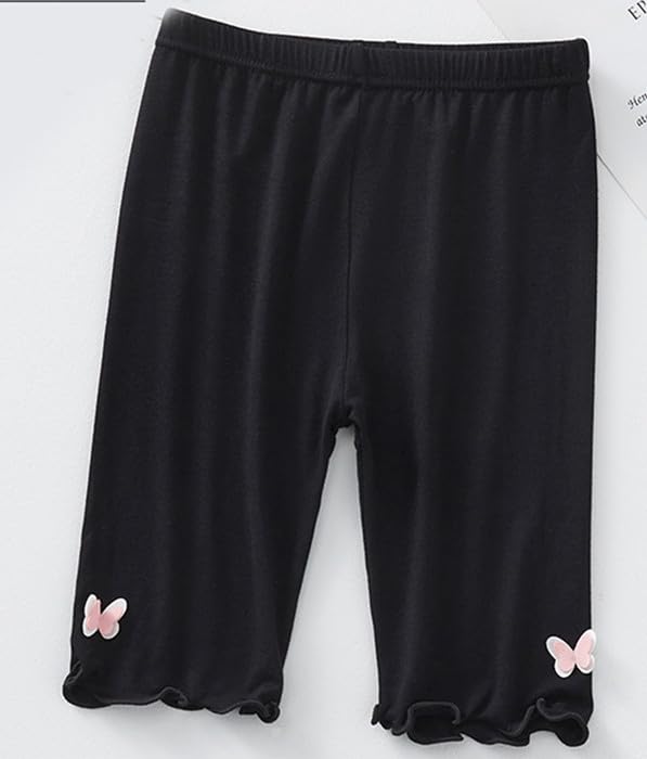 5 Pack of Kids Teen Girls Multi-Color Breathable Comfy Under Dress Shorts Cotton Shorts4