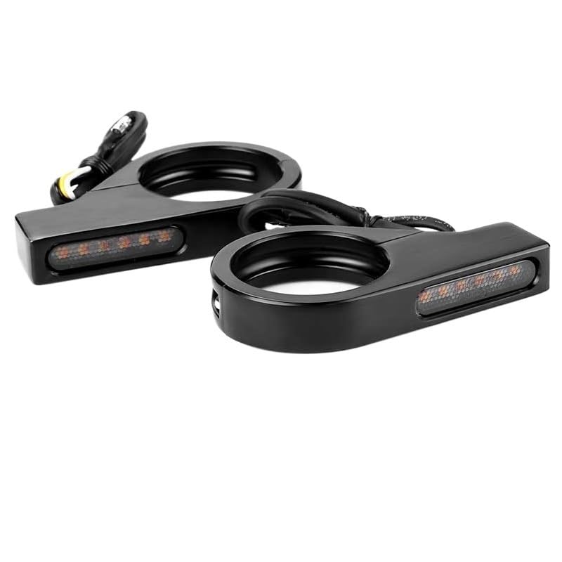 Clignotant LED moto ambré universel pour avertisseur lumineux de moto