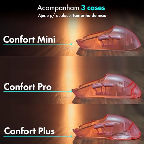 Mouse Gamer RGB Profissional Adamantiun Flex M12 Rosa Customizável com Mouse Pad