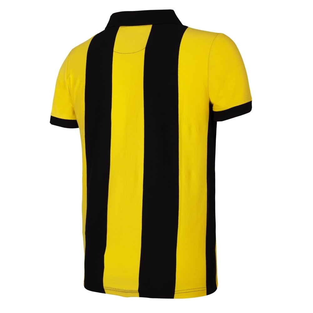 COPA - Maglia retrò - Calcio - Uomo - CA Penarol 1987 - Giallo - 50% Cotone – 50% Poliestere