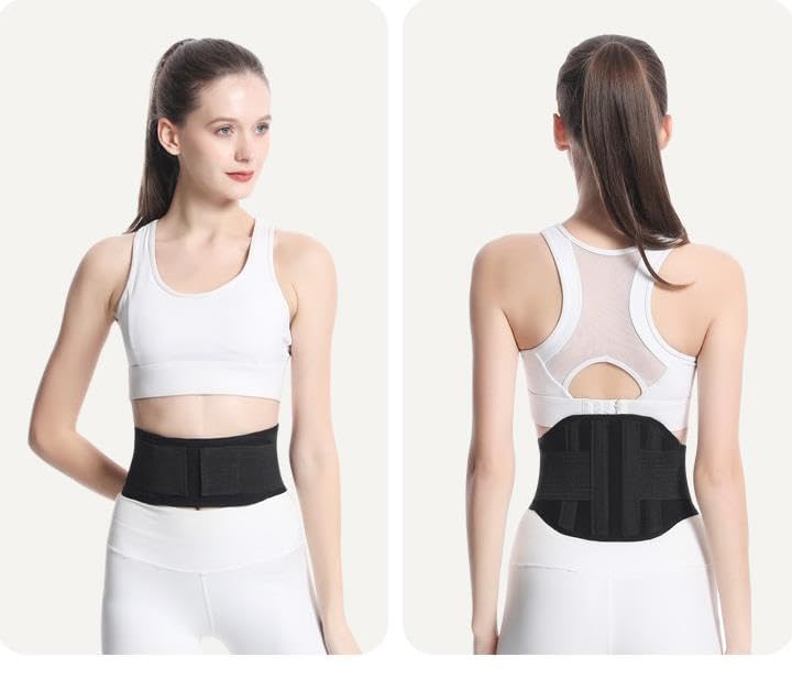 Faja lumbar ajustable para dolor de espalda, talla grande miniatura 2