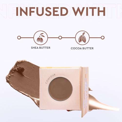 C2P Pro Prom Cream Contour | Lightweight Bronzer with Matte Finish | Infused with Shea & Cocoa Butter - 4g (Brown Mocha 02) - Image 3