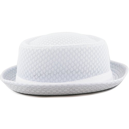 Image of The Hat Depot Unisex Light Weight Classic Soft Cool Mesh Pork Pie hat