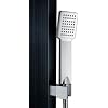Blue Ocean 48 inch SPS824A Stainless Steel Shower Panel Tower with Rainfall Shower Head and Spout (Matte Black)