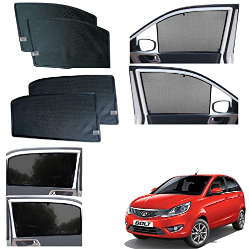 Image of WolkomHome car Fix Curtain Window Shades Half Curtains Sunshade for Bolt