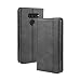 Produktbild Dedux Flip Hülle kompatibel mit LG K50S, Retro Leder Brieftasche Abdeckung Magnetverschluss Folio Ständer Kartensteckplätze Handyhülle, Schwarz